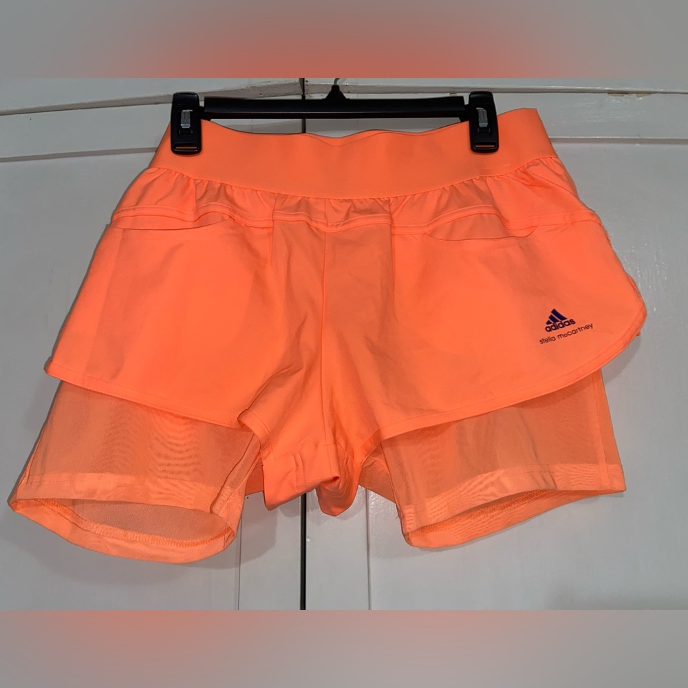 Adidas x Stella McCartney orange shorts size L